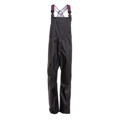 NEW WOMEN'S WEATHER WATCH RAIN BIBS - BLACK LARGE